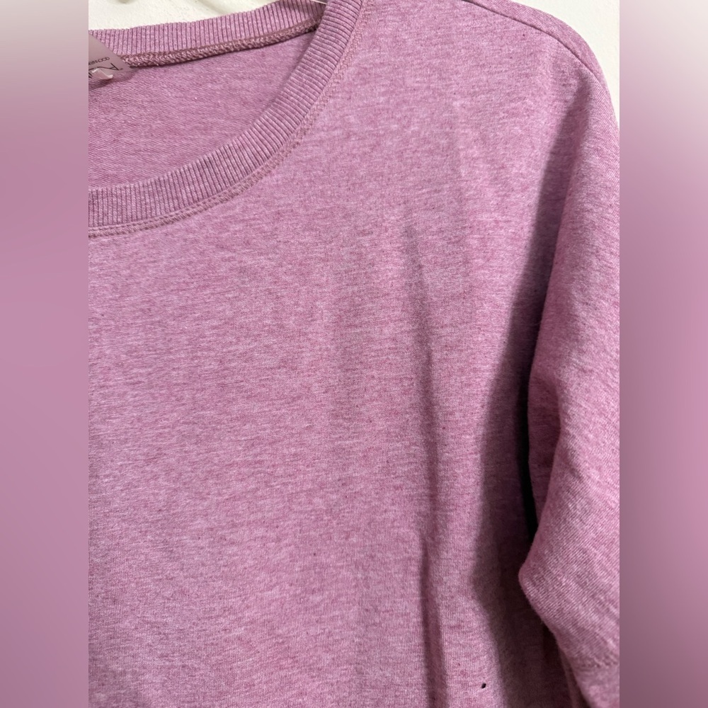 Calia By Carrie Underwood Pink Sweatshirt Top Side Zipper Medium M - Picture 3 of 5